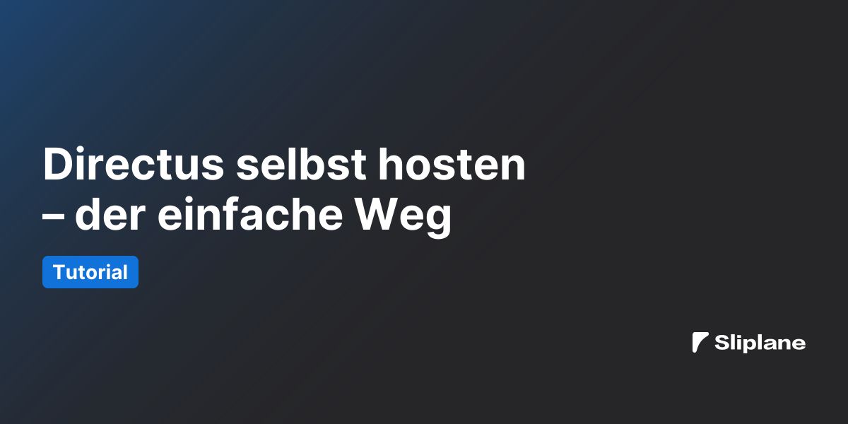 Directus selbst hosten – der einfache Weg