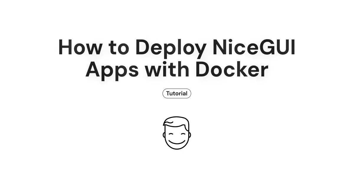 NiceGUI Apps mit Docker auf Sliplane deployen